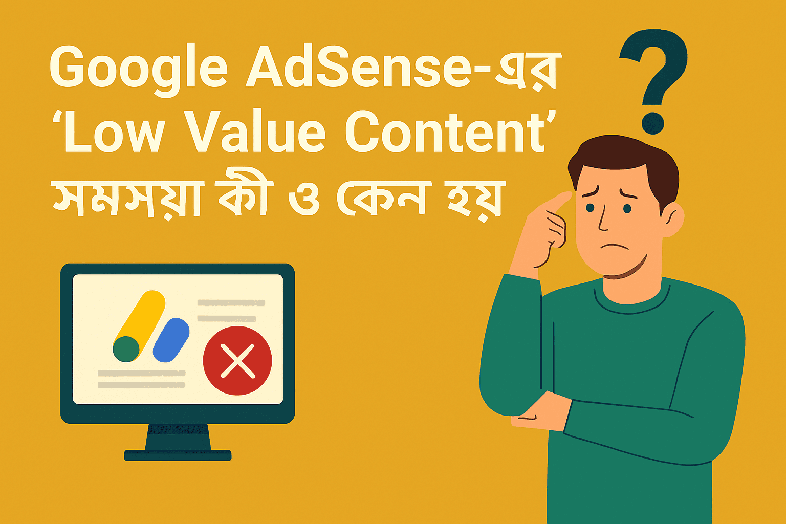 Google AdSense এর Low Value Content | Google AdSense এর “Low Value Content” সমস্যা কী ও কেন হয়? | TamzidulHaque.com Google AdSense-এর “Low Value Content