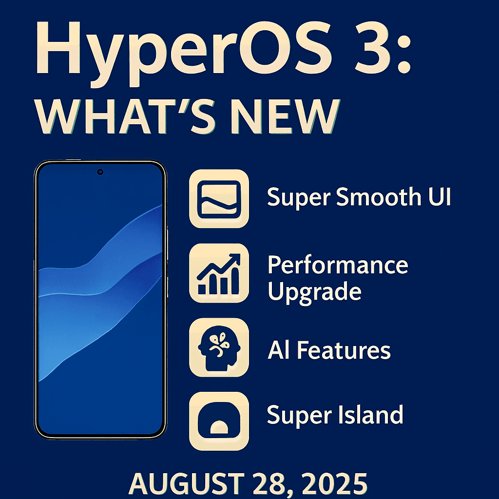 Xiaomi HyperOS 3 নতুন ফিচার | Xiaomi HyperOS 3: নতুন ফিচার যা আপনার ফোনকে বদলে দেবে | TamzidulHaque.com Xiaomi HyperOS 3 নতুন ফিচার
