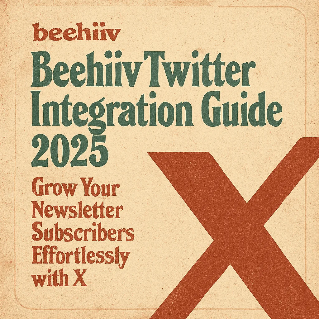Beehiiv Twitter integration | Beehiiv Twitter Integration Guide 2025: Grow Your Newsletter Subscribers Effortlessly with X | TamzidulHaque.com Beehiiv Twitter integration
