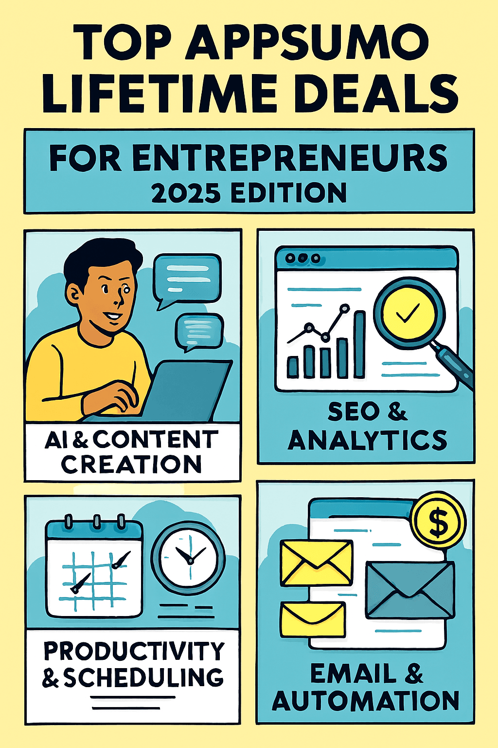 Best AppSumo Lifetime Deals | Best AppSumo Lifetime Deals for Entrepreneurs in 2025 | TamzidulHaque.com Best AppSumo Lifetime Deals