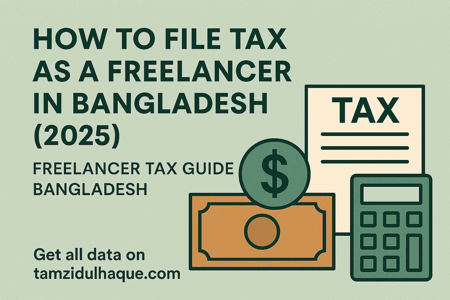 How to File Tax as a Freelancer in Bangladesh 2025 Freelancer Tax Guide Bangladesh | Freelancer Tax Guide Bangladesh: How to File Tax as a Freelancer in Bangladesh (2025) | TamzidulHaque.com How to File Tax as a Freelancer in Bangladesh (2025) Freelancer Tax Guide Bangladesh