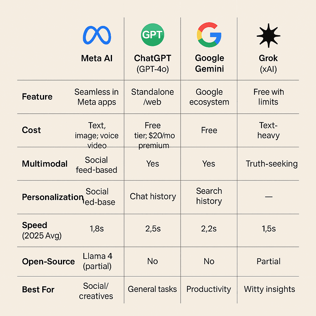 Meta AI vs. the Competition Who Wins in 2025 | What is Meta AI? Your Ultimate Guide to Meta's Game-Changing AI Assistant in 2025 | TamzidulHaque.com