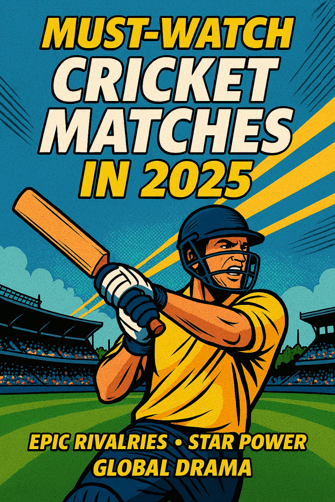 Must-Watch Cricket Matches in 2025