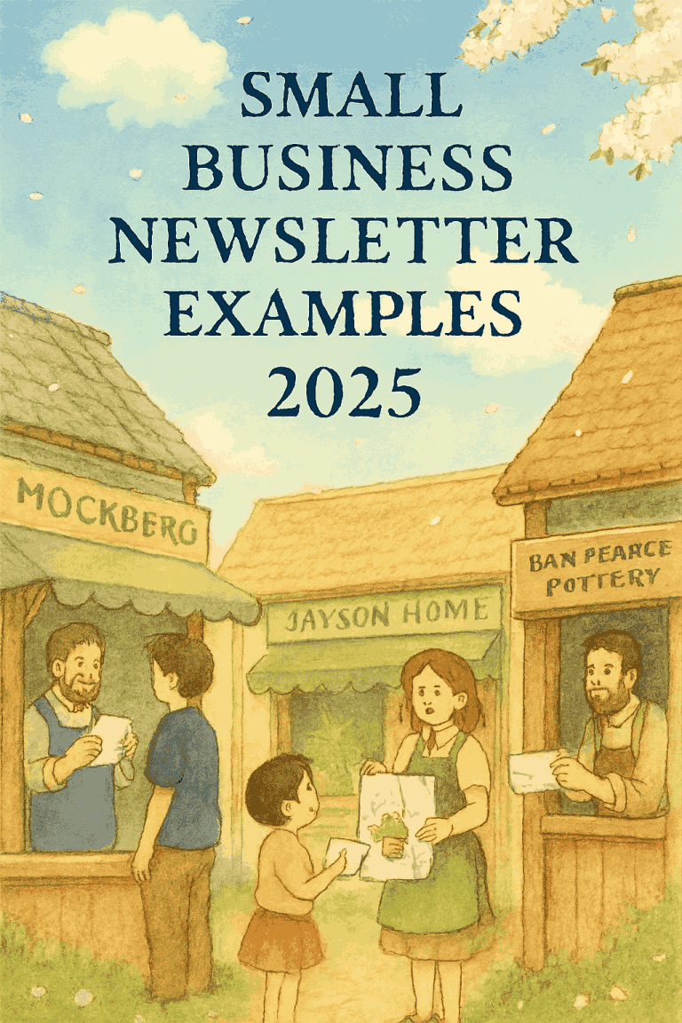 Small Business Newsletter Examples