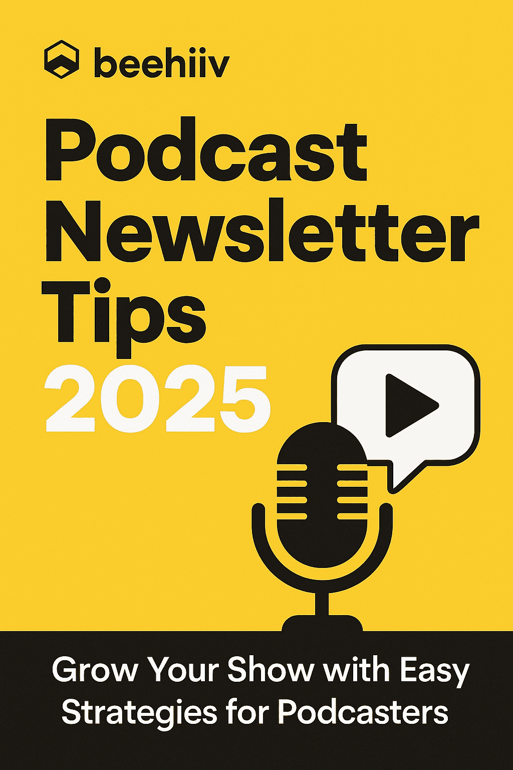 Beehiiv podcast newsletter tips