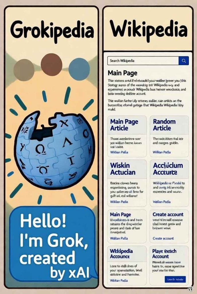 Grokipedia vs Wikipedia | Grokipedia Beta Launch: Elon Musk's AI Encyclopedia Shakes Up Wikipedia – Is It the Future of Truth Online? | TamzidulHaque.com Grokipedia vs Wikipedia
