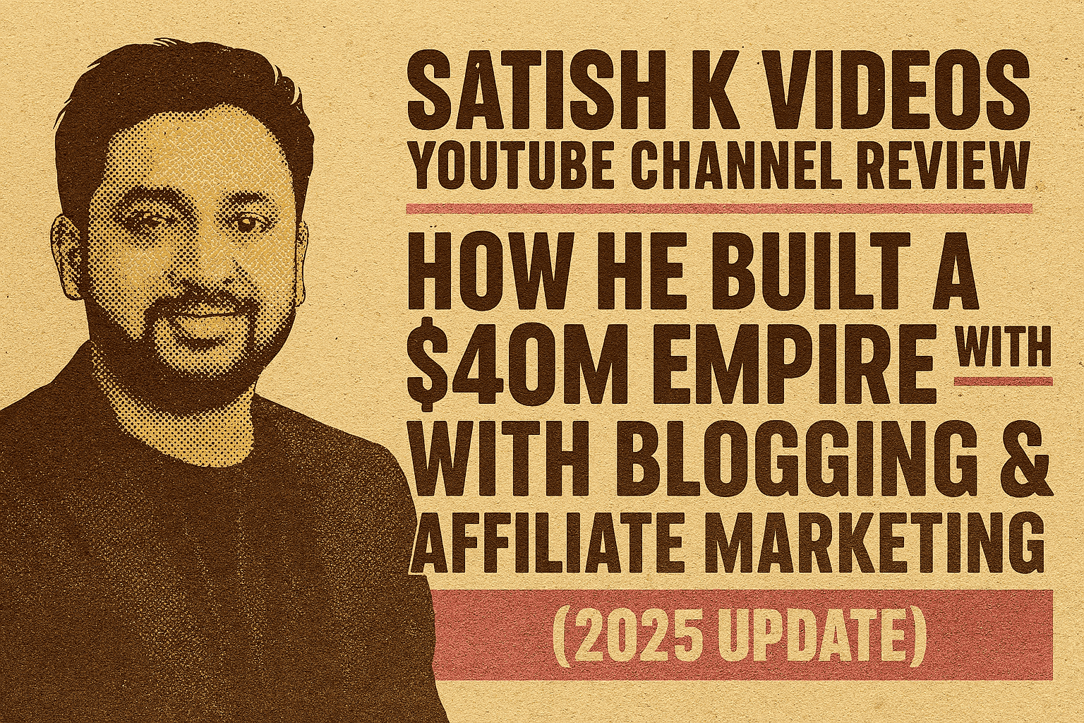 Satish K Videos YouTube channel review | Satish K Videos YouTube Channel Review: How He Built a $40M Empire with Blogging & Affiliate Marketing (2025 Update) | TamzidulHaque.com Satish K Videos YouTube channel review