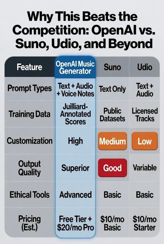 Suno vs OpenAI
