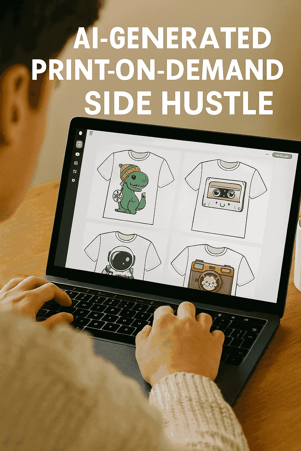 ai print on demand side hustle | How to Start an AI Print on Demand Side Hustle in 2025: Earn $3,000/Month with Free Traffic | TamzidulHaque.com ai print on demand side hustle