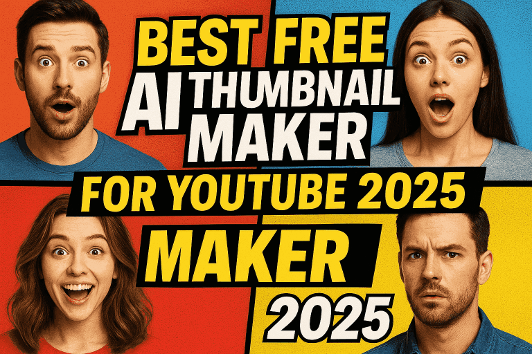 best free AI thumbnail maker for YouTube 2025