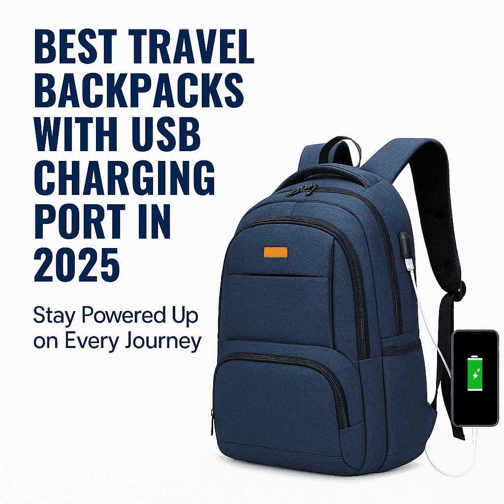 best travel backpack with USB port 1 | Best Travel Backpacks with USB Charging Port in 2025: Stay Powered Up on Every Journey | TamzidulHaque.com best travel backpack with USB port