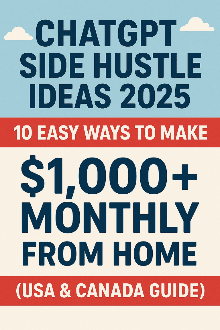 chatgpt side hustles