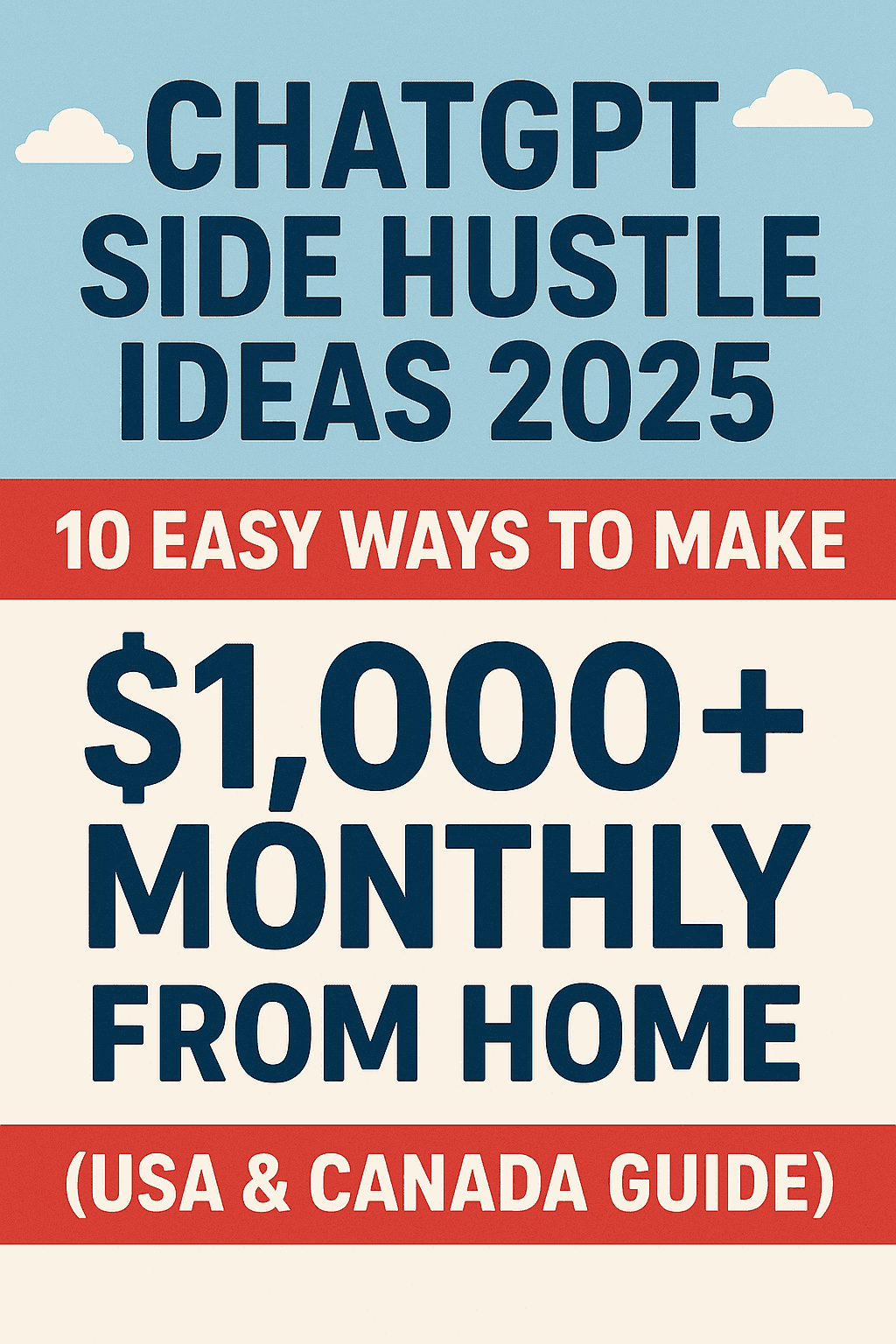 chatgpt side hustles | ChatGPT Side Hustles Ideas 2025: 10 Easy Ways to Make $1,000+ Monthly from Home | TamzidulHaque.com chatgpt side hustles