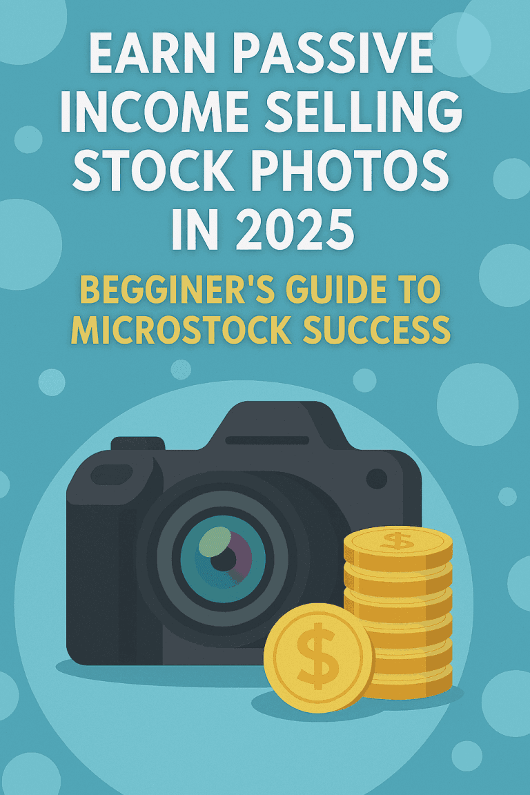 earn passive income selling stock photos