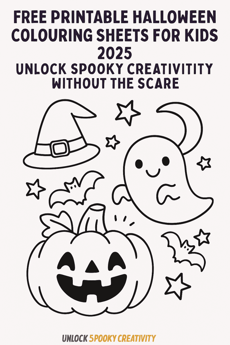 free printable halloween colouring sheets