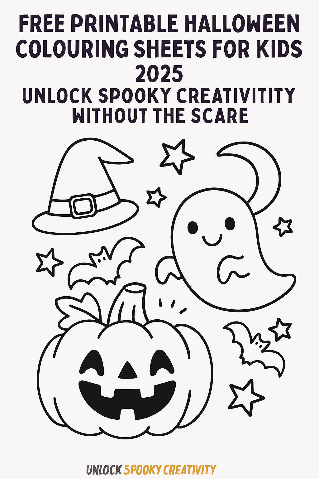free printable halloween colouring sheets
