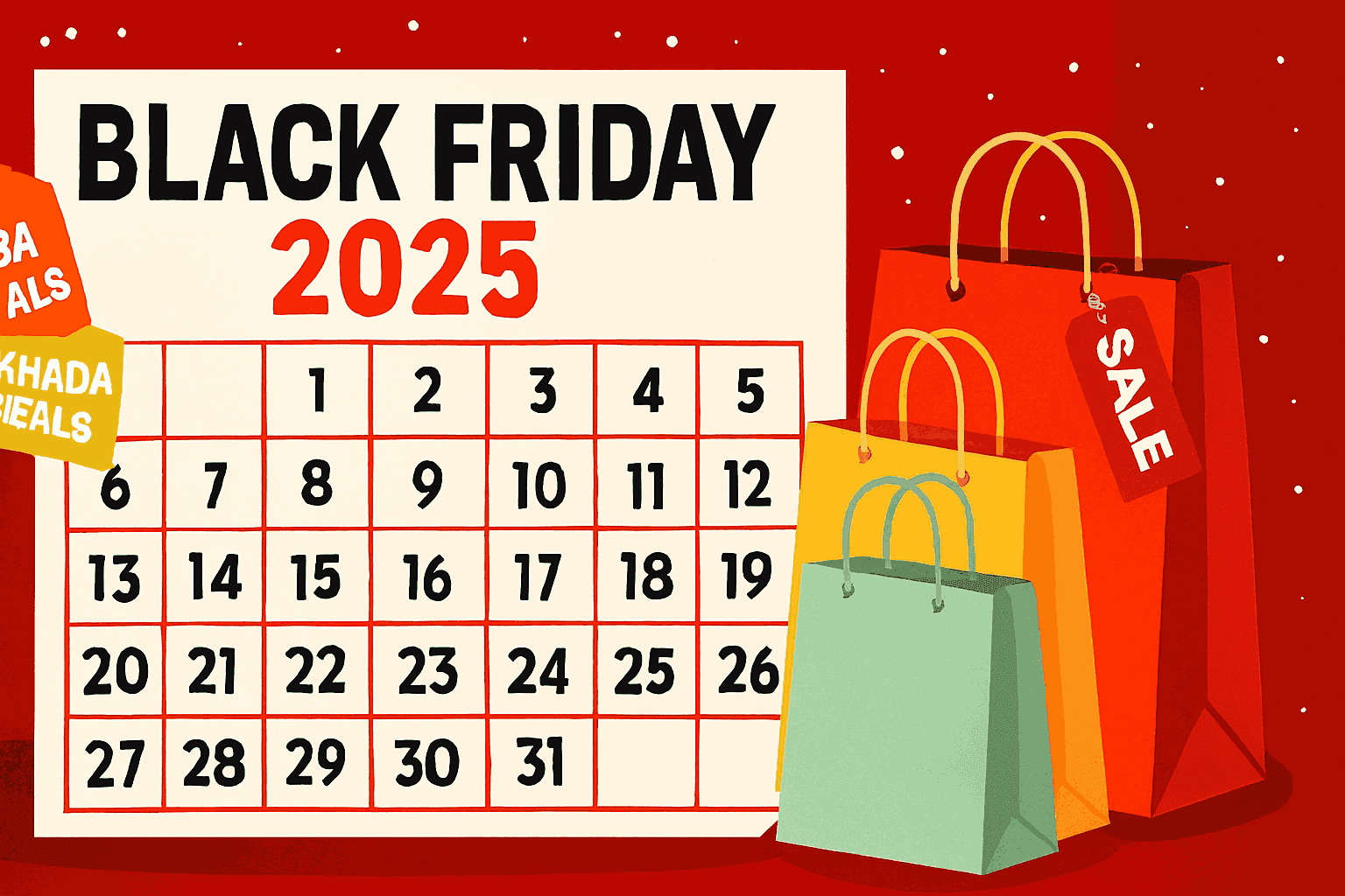 how many days until black friday | How Many Days Until Black Friday 2025? Your Ultimate Countdown Guide to Epic Deals | TamzidulHaque.com Black Friday 2025 countdown calendar showing 31 days with shopping bags and sale tags for USA and Canada deals