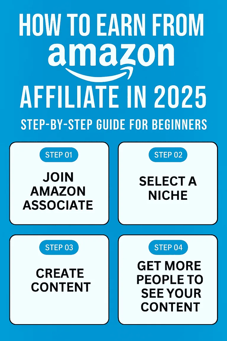 how to earn from amazon affiliate