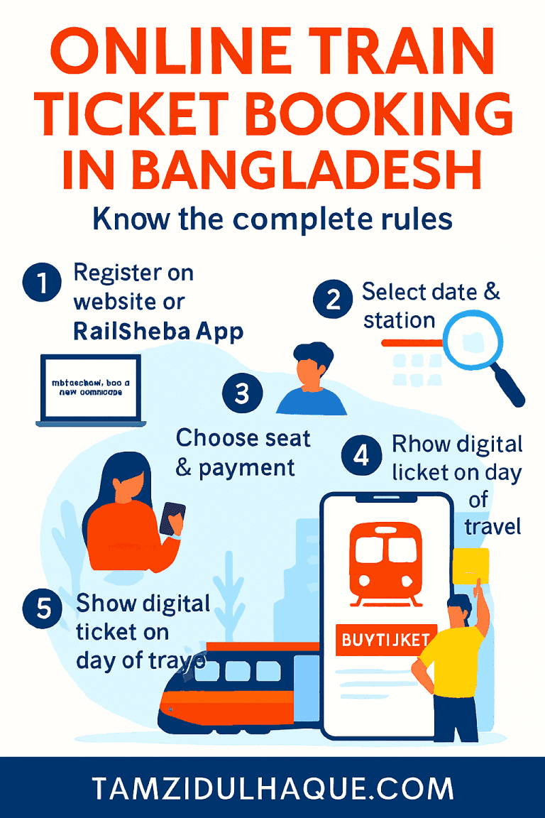 বাংলাদেশ ট্রেন টিকিট অনলাইন