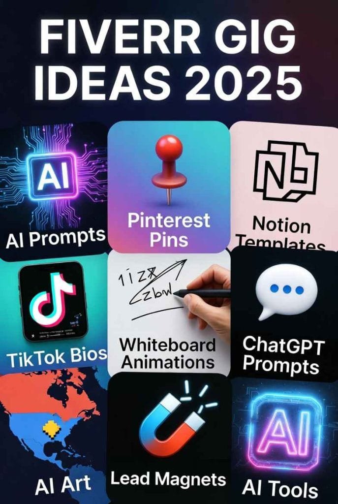 AI prompt engineering Fiverr | Unlock 2025's Top Low Competition Fiverr Gigs: Earn $5K/Month with AI & SEO Side Hustles (Proven Ideas) | TamzidulHaque.com