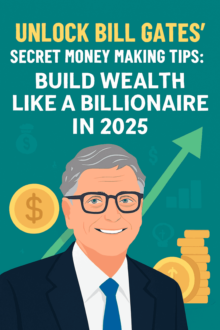 Bill Gates money making tips
