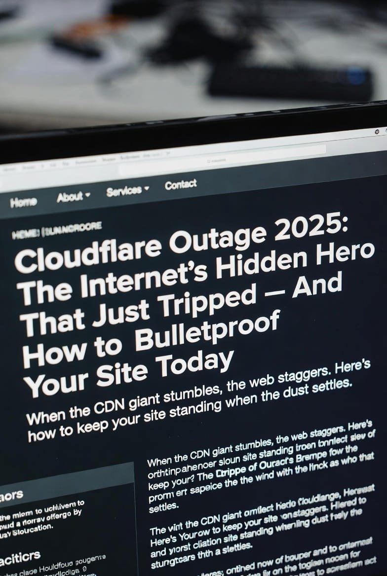 Cloudflare outage 2025 | Cloudflare Outage 2025: The Internet's Hidden Hero That Just Tripped – And How to Bulletproof Your Site Today | TamzidulHaque.com Cloudflare outage 2025
