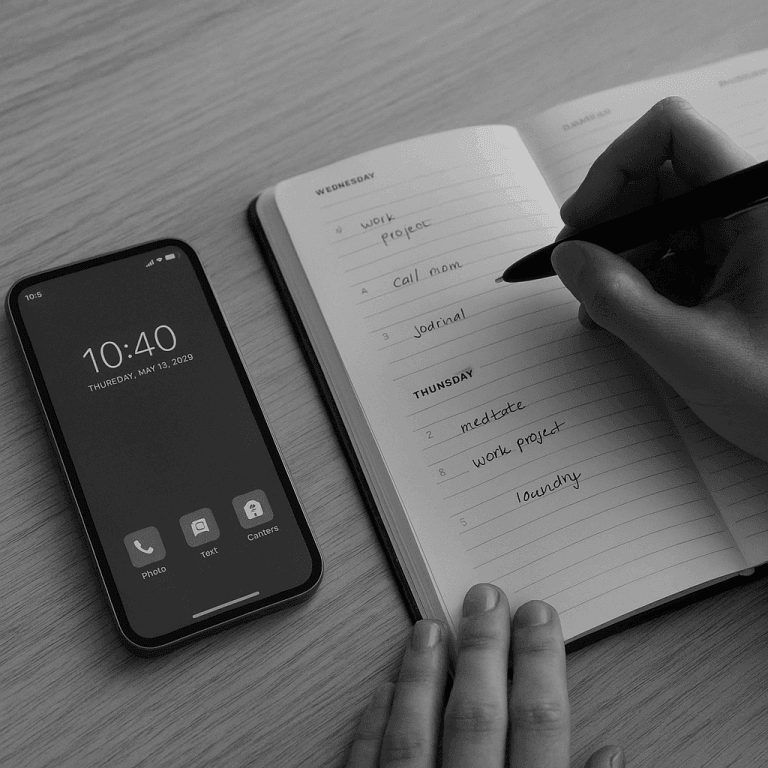 digital minimalism routine