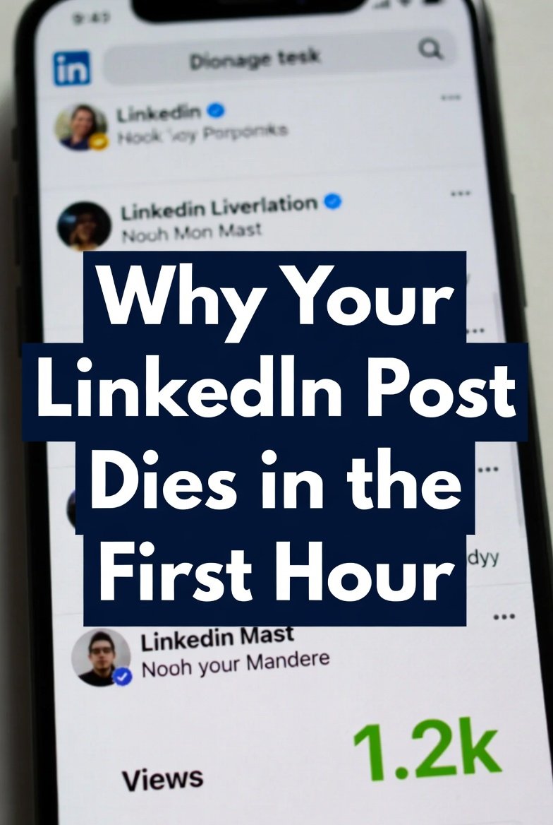 LinkedIn post dies first hour | Why Your LinkedIn Post Dies First Hour (And How the Algorithm Really Works in 2026) | TamzidulHaque.com LinkedIn post dies first hour