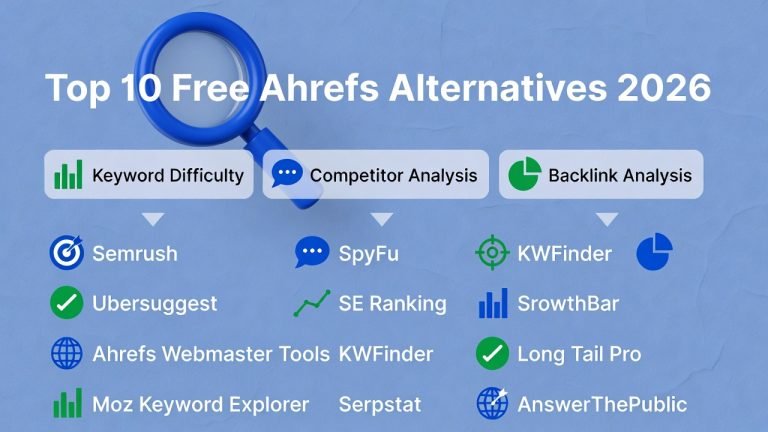 best free ahrefs alternatives