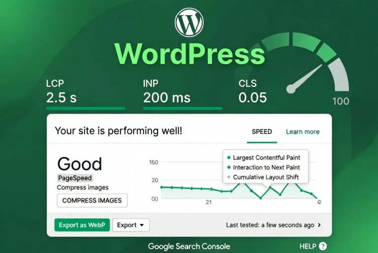 fix core web vitals wordpress