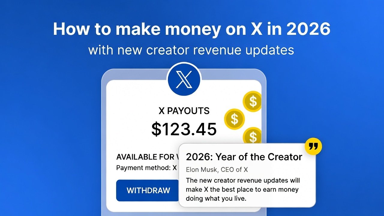 how to make money on X 2026