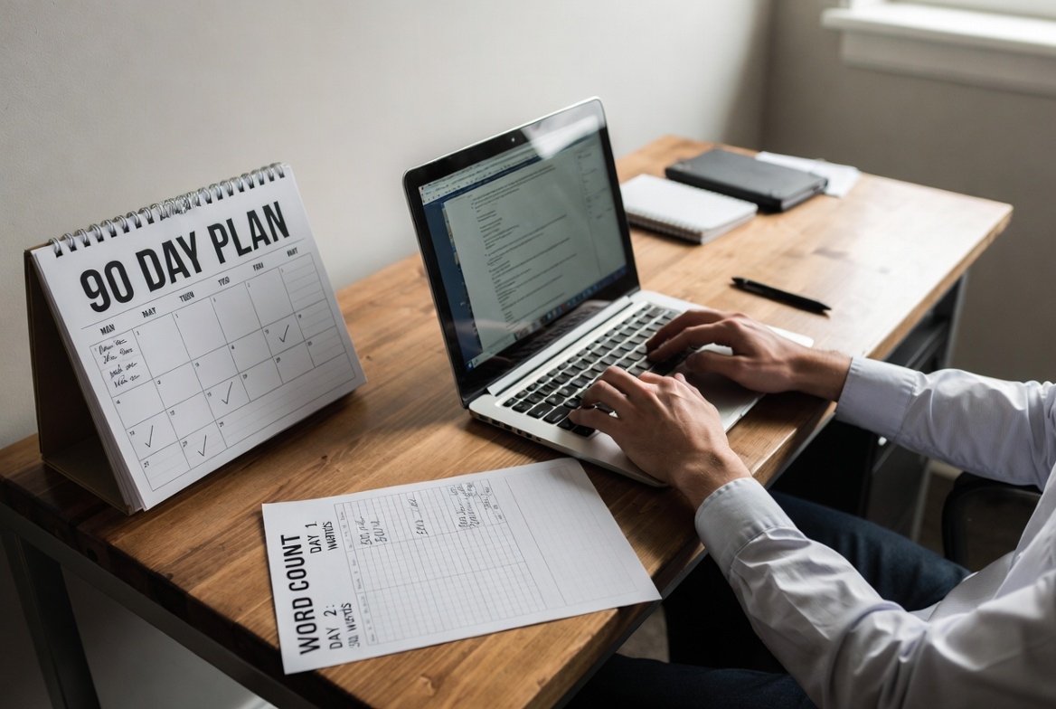how to write a book in 90 days | How to Write a Book in 90 Days: A Realistic Step-by-Step Plan for Busy Writers | TamzidulHaque.com how to write a book in 90 days,