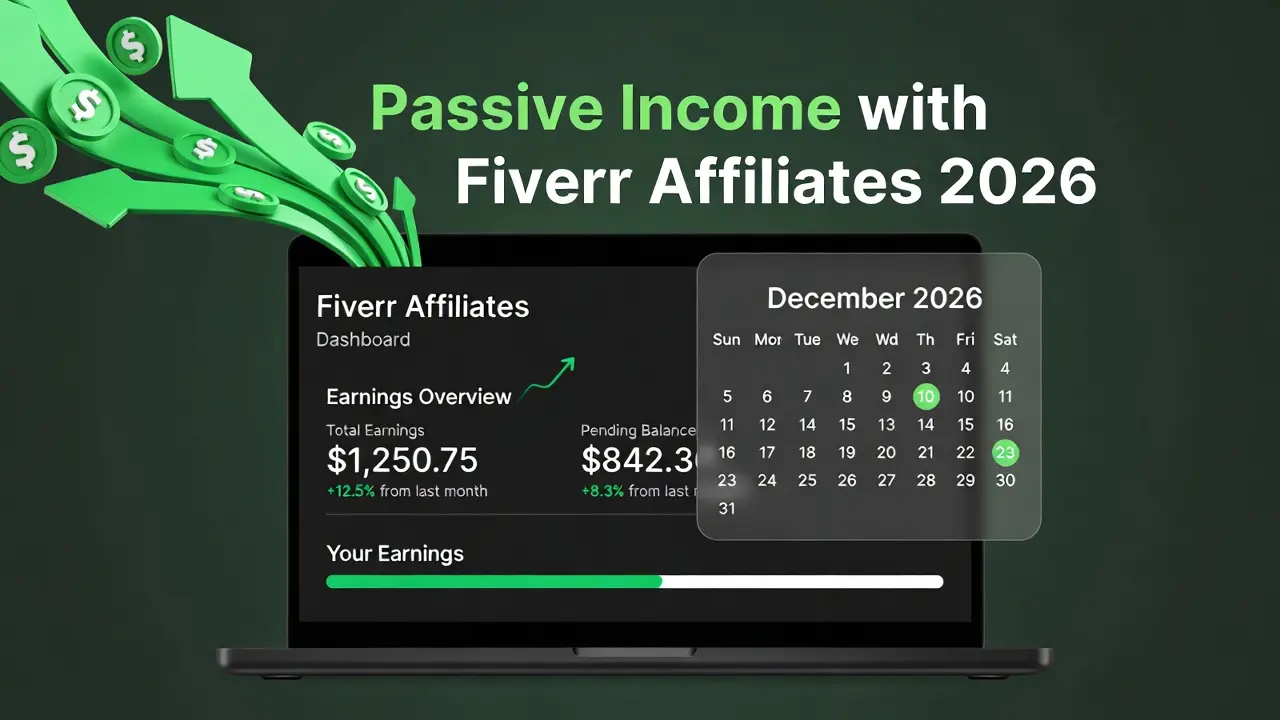 how to make money with fiverr affiliate program 2026 dashboard earnings for SEO boost | How to Make Money with Fiverr Affiliate Program 2026 – Up to 100% Commissions + Passive 10% Rev Share! | TamzidulHaque.com how to make money with fiverr affiliate 2026