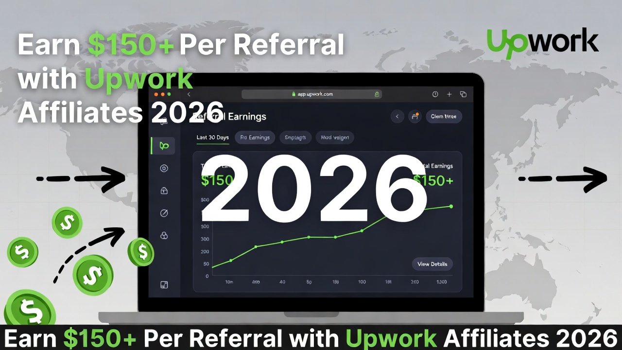 how to make money with upwork affiliate | How to Make Money with Upwork Affiliate Program 2026 – Earn Up to $150 Per Referral + Passive Income! | TamzidulHaque.com how to make money with upwork affiliate