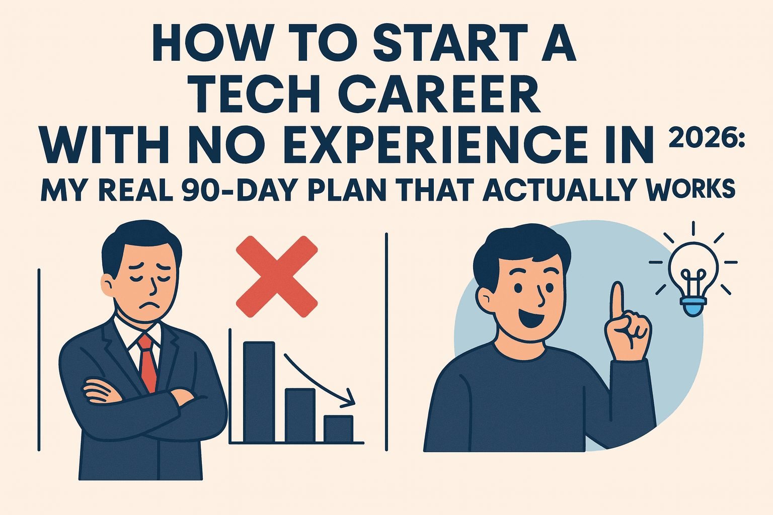 how to start a tech career with no | How to Start a Tech Career With No Experience in 2026: My Real 90-Day Plan That Actually Works | TamzidulHaque.com how to start a tech career with no experience