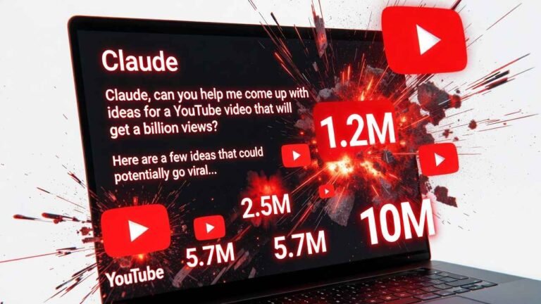 Claude AI prompts for YouTube videos