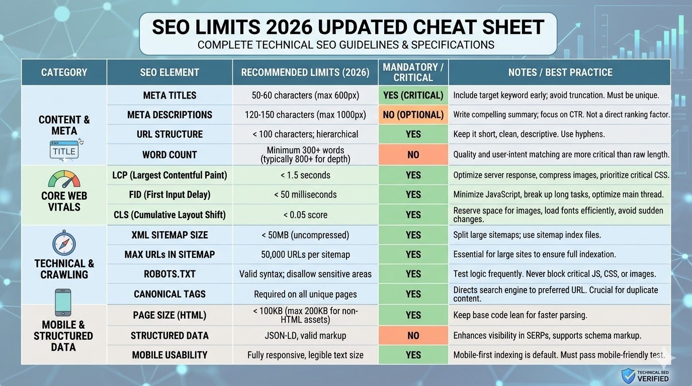 seo limits 2026 | SEO Limits 2026: Break These 25 Rules & Watch Your Rankings Vanish | TamzidulHaque.com seo limits 2026